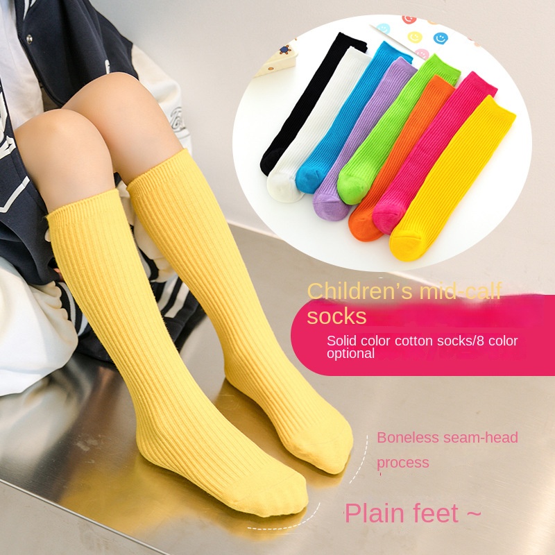 Baby Sock Oximeter - 1 para uroczych, prążkowanych podkolanówek dla