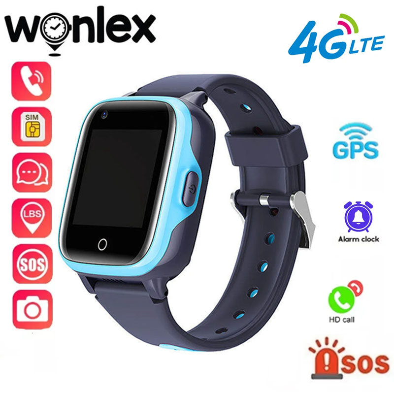 Fall Detection Watch - Smartwatch Wonlex dla dzieci z GPS,