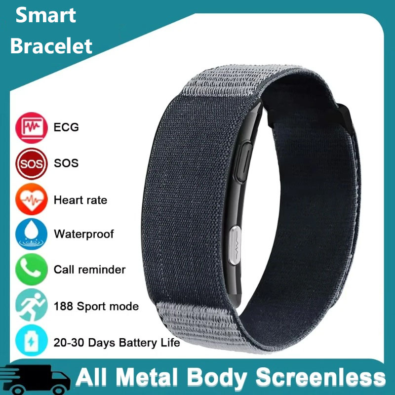 Fall Detection Watch - Inteligentna bransoletka VITRO NO Screen, lekka,