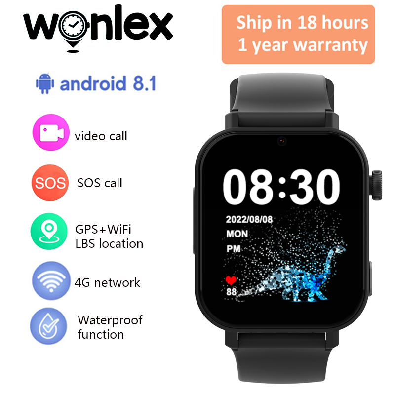 Fall Detection Watch - Wonlex KT36 4G Smartwatch dla dzieci
