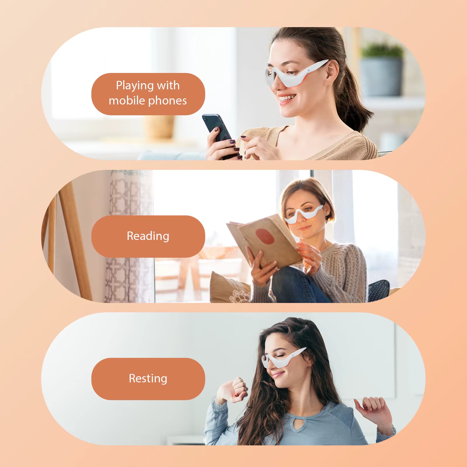Okulary do masażu oczu z czerw – Light Therapy Glasses recenzja i cena