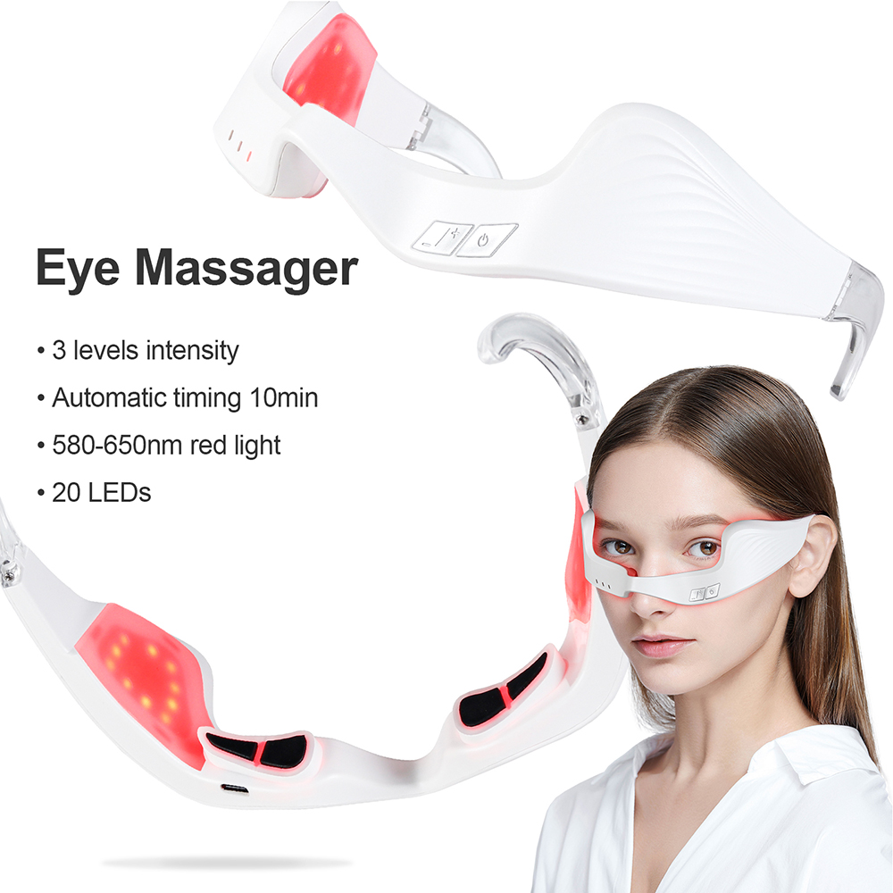 Elektryczny masażer do oczu z  – Light Therapy Glasses recenzja i cena